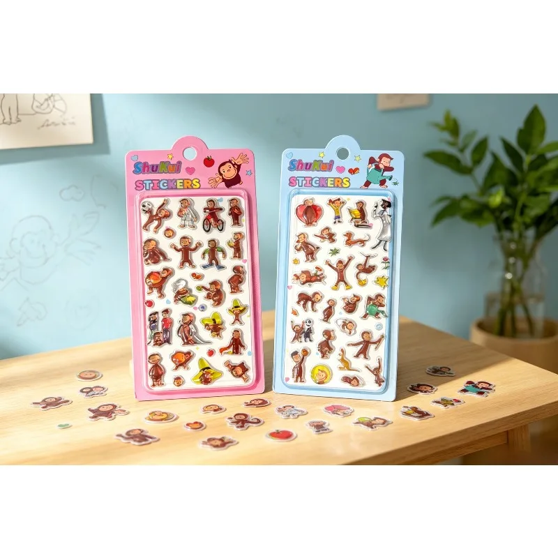 Playful Cartoon Monkey Clear Bubble Stickers Cute Animal Epoxy Puffy Decoration for Journal Planner Kids Handmade Presents
Playful Cartoon Monkey Clear Bubble Stickers Cute Animal Epoxy Puffy Decoration for Journal Planner Kids Handmade Presents