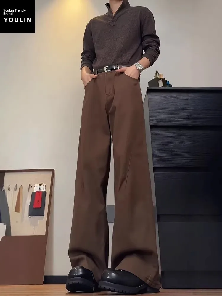 High Waist Wide Leg Men's Jeans American Sle Cleanfit Straight Tube Loose Fit Casual Wear All Season Denim Pants
High Waist Wide Leg Men's Jeans American Sle Cleanfit Straight Tube Loose Fit Casual Wear All Season Denim Pants