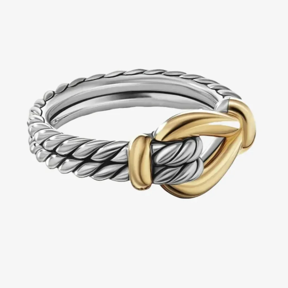 New Arrival Fine Jewelry Unique and Trendy Petite Two-tone X-shaped Ring for Women Jewelry Gifts
New Arrival Fine Jewelry Unique and Trendy Petite Two-tone X-shaped Ring for Women Jewelry Gifts