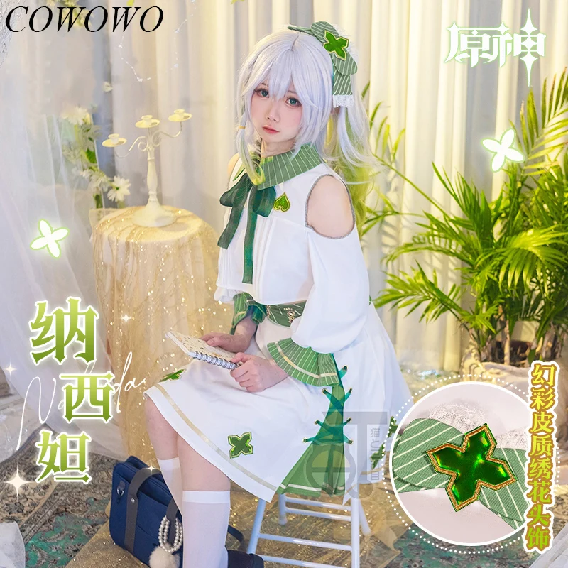 COWOWO Anime! Genshin Impact Nahida Game Suit Fashion Lovely Uniform Cosplay Costume Halloween Party Outfit Women Daily Clothing
COWOWO Anime! Genshin Impact Nahida Game Suit Fashion Lovely Uniform Cosplay Costume Halloween Party Outfit Women Daily Clothing