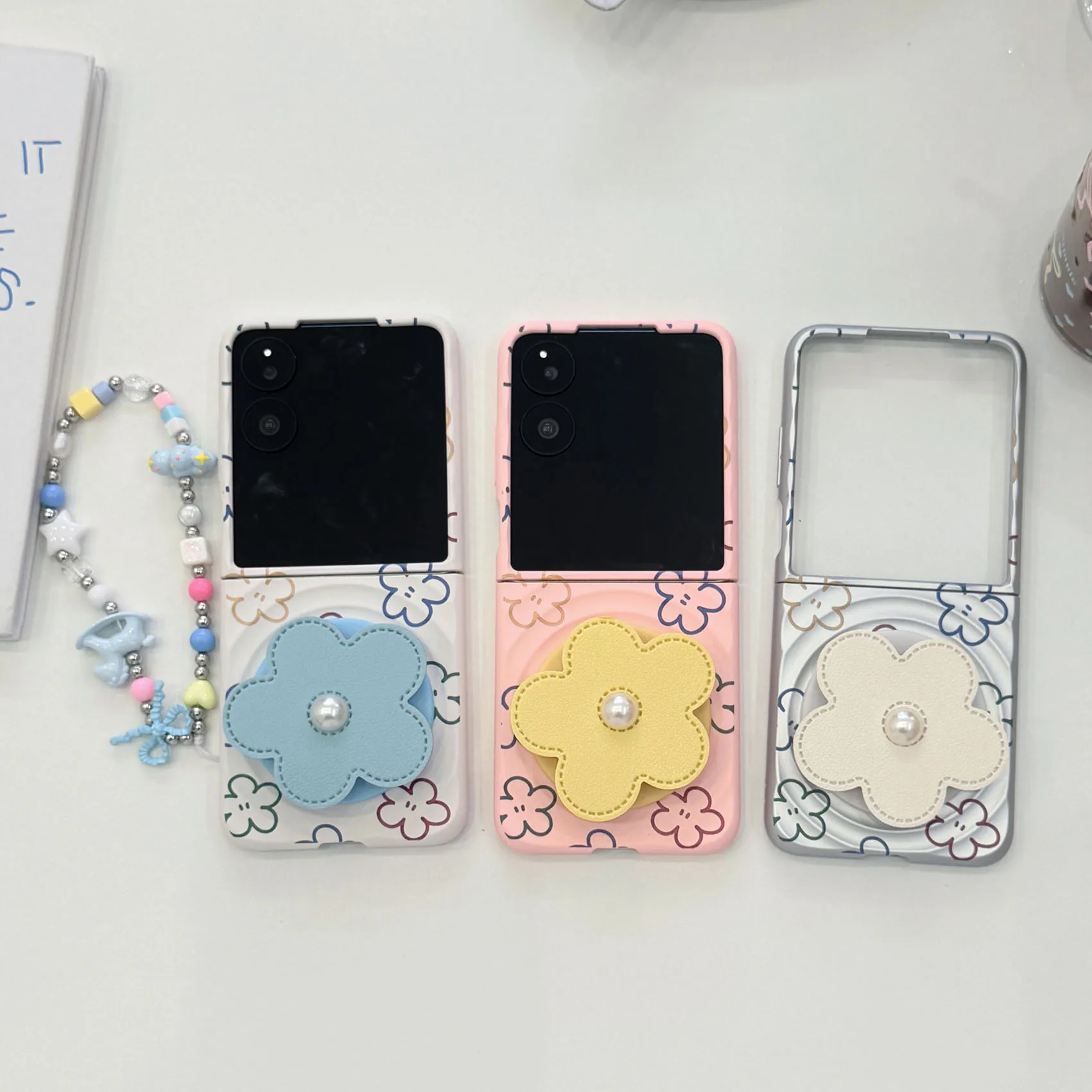 Back Cover For Xiaomi Mix Flip 2 Case Colorful Flower Bracket Magnetic Attraction Bracelet Wristband Chain Shockproof Phone Case
Back Cover For Xiaomi Mix Flip 2 Case Colorful Flower Bracket Magnetic Attraction Bracelet Wristband Chain Shockproof Phone Case