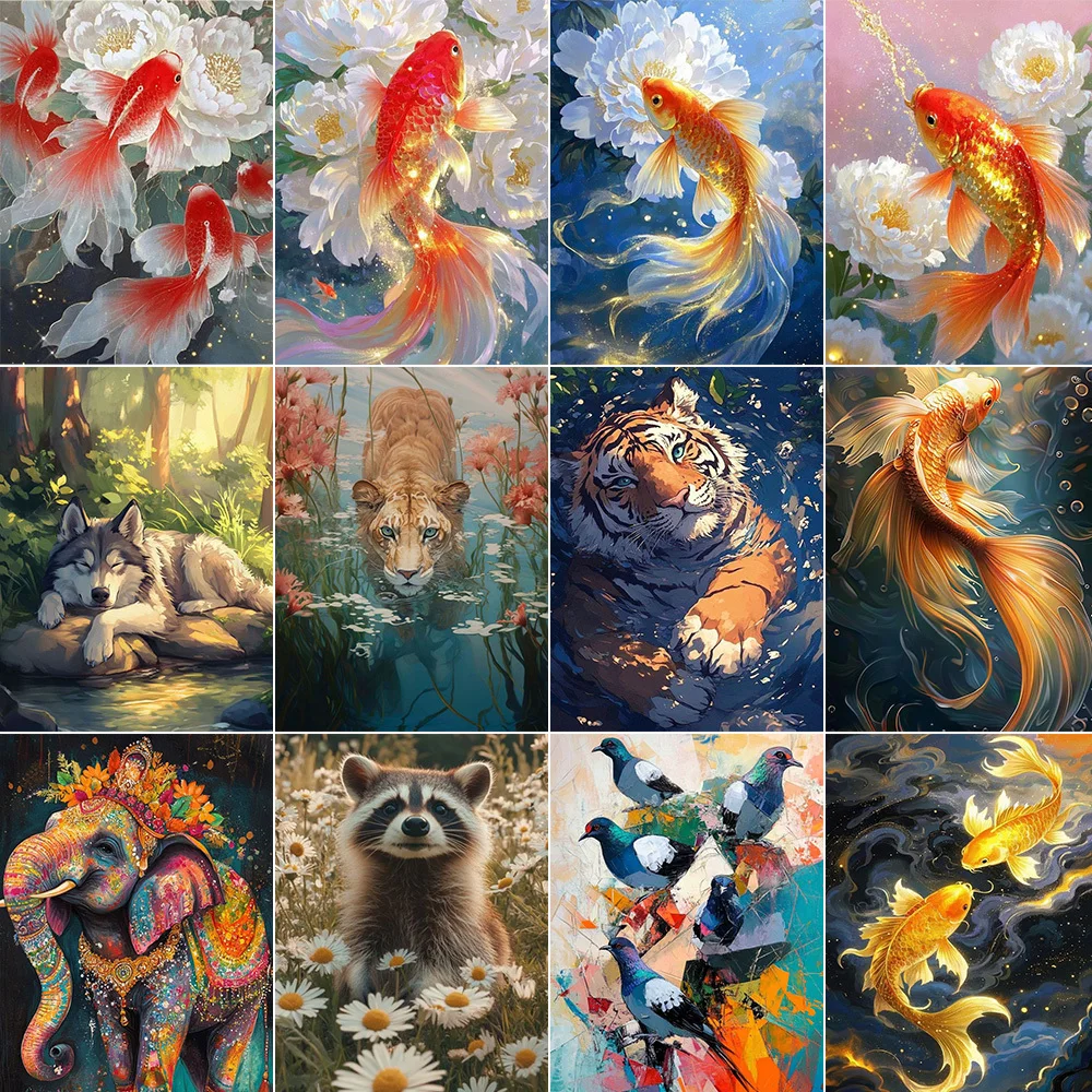 Diy Oil Painting By Numbers Cartoon Animals Acrylic Paint Modern Wall Art Frameless Hand Painted Canvas For Bedroom Home Decor
Diy Oil Painting By Numbers Cartoon Animals Acrylic Paint Modern Wall Art Frameless Hand Painted Canvas For Bedroom Home Decor