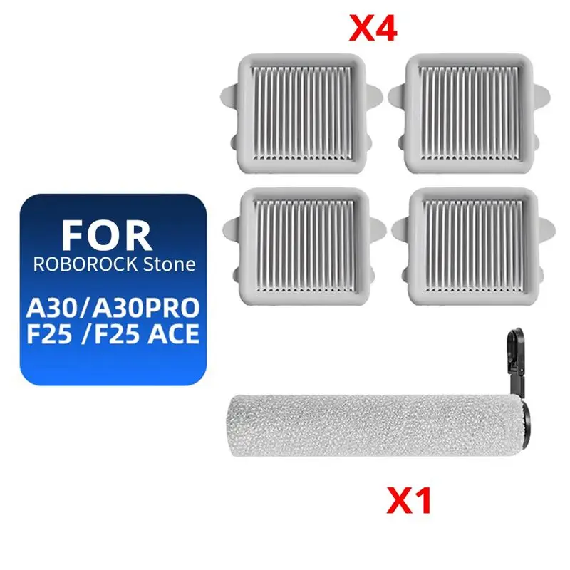 A40Z-For Roborock F25 Combo F25 ACE Roller Brush Washable HEPA Filter Wet And Dry Vacuum Cleaner Accessories
A40Z-For Roborock F25 Combo F25 ACE Roller Brush Washable HEPA Filter Wet And Dry Vacuum Cleaner Accessories