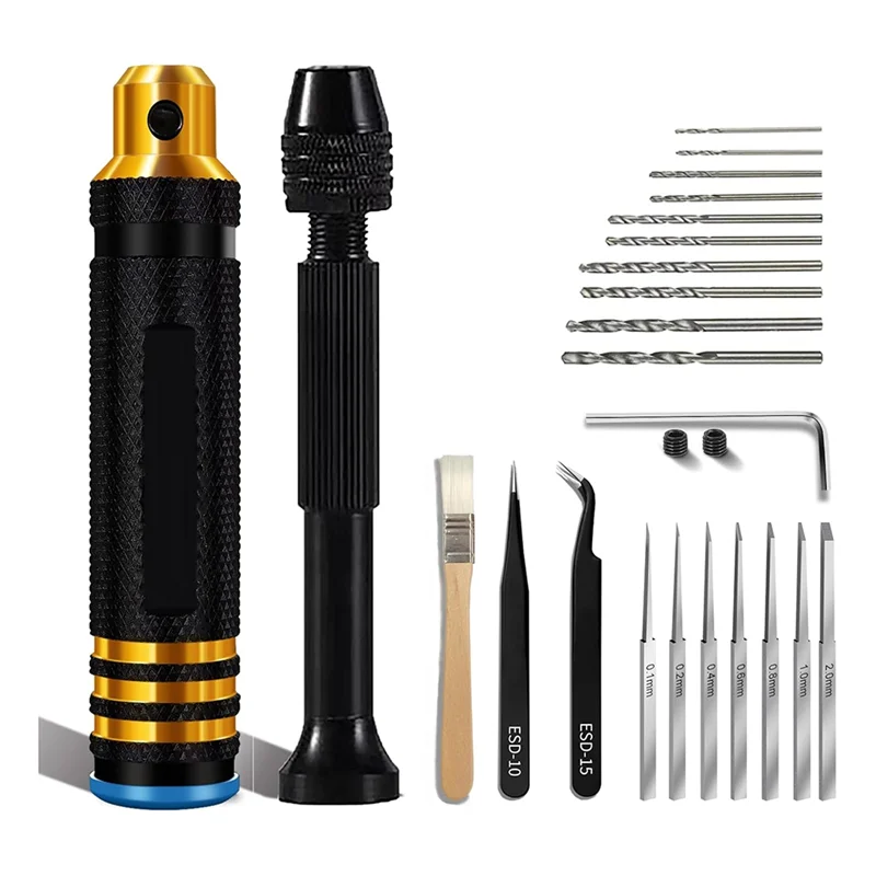 【Superdeals】Model Kit With Scribing Tools, Pin Vise Hand Drill Set, Tweezers, Brushes For Modelling Models,For Sscribing
【Superdeals】Model Kit With Scribing Tools, Pin Vise Hand Drill Set, Tweezers, Brushes For Modelling Models,For Sscribing