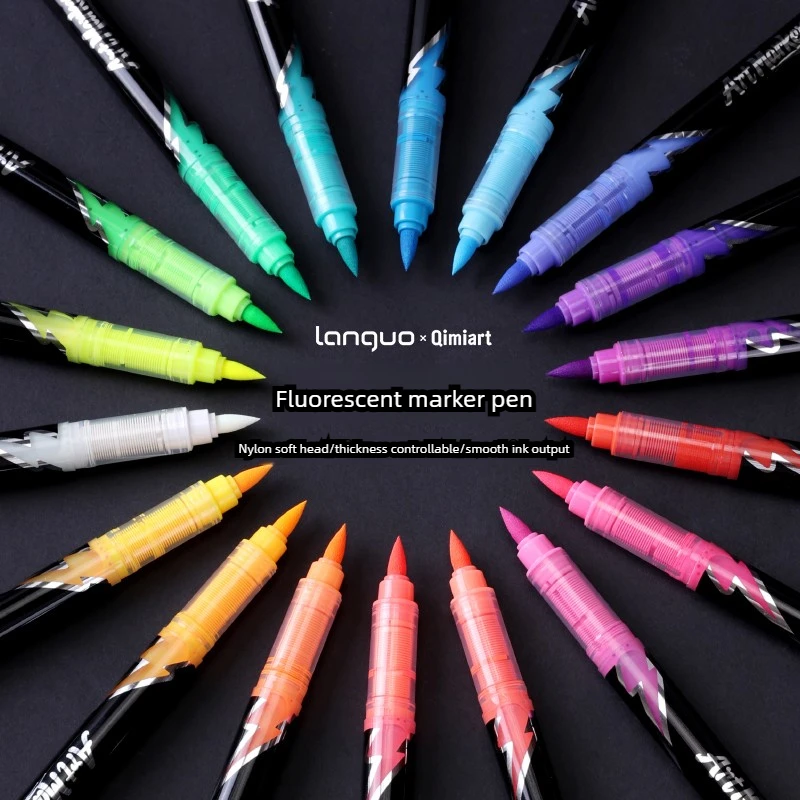 LANGUO 18 Colors UV Fluorescent Direct Liquid Markers Glow in Dark Soft Tip for DIY Drawing Graffiti Stationery School Supplies
LANGUO 18 Colors UV Fluorescent Direct Liquid Markers Glow in Dark Soft Tip for DIY Drawing Graffiti Stationery School Supplies