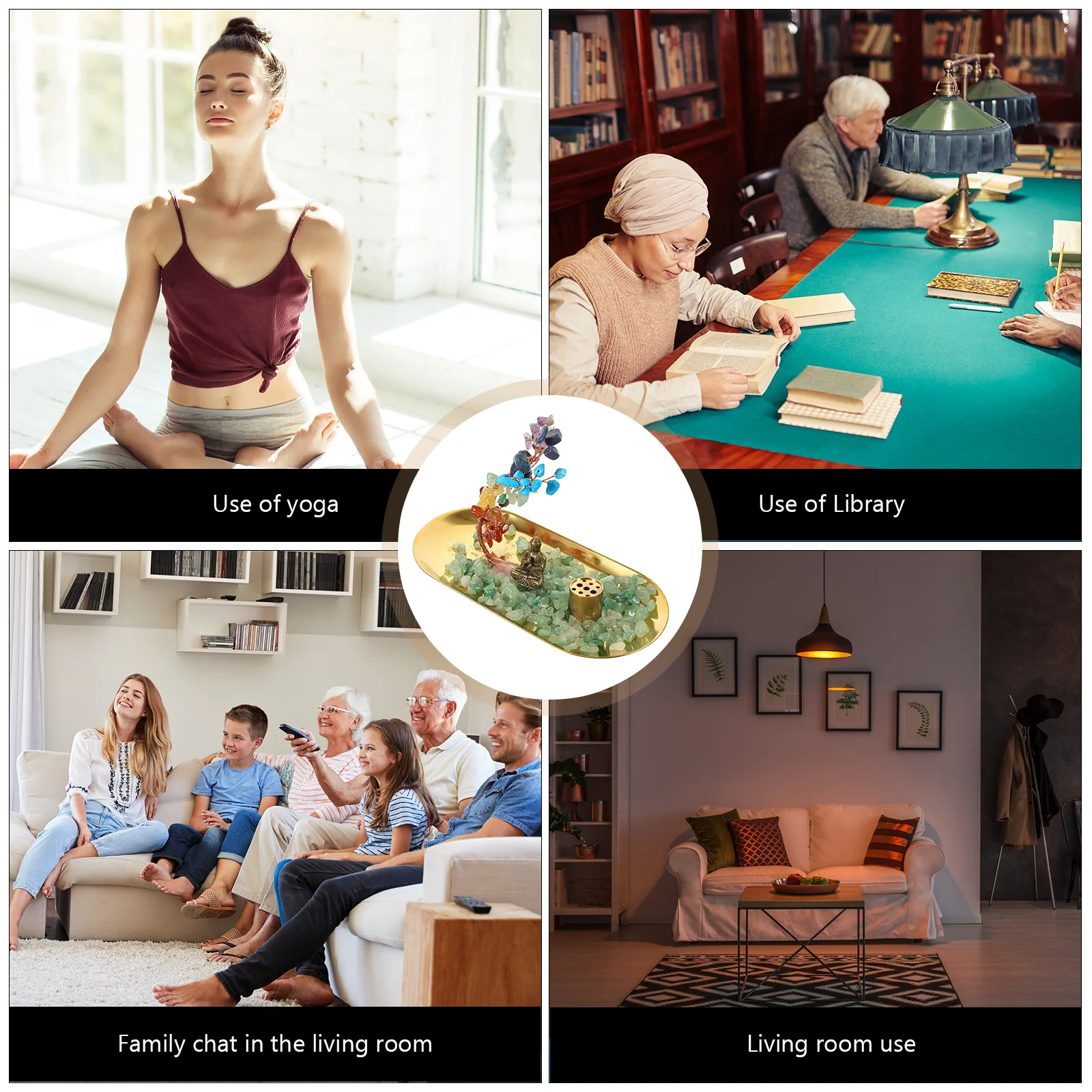 Crystal Tree Incense Burner Copper Aroma Stove Decor For Home Office Meditation Room Desktop Money Tree Ornament
Crystal Tree Incense Burner Copper Aroma Stove Decor For Home Office Meditation Room Desktop Money Tree Ornament