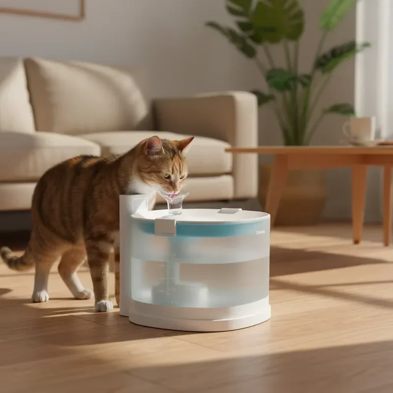 Cheerble Modern Electric Cat Water Fountain with Automatic PIR Sensor Multi-Cat Pet Bowl Water Feeder for Cats
Cheerble Modern Electric Cat Water Fountain with Automatic PIR Sensor Multi-Cat Pet Bowl Water Feeder for Cats