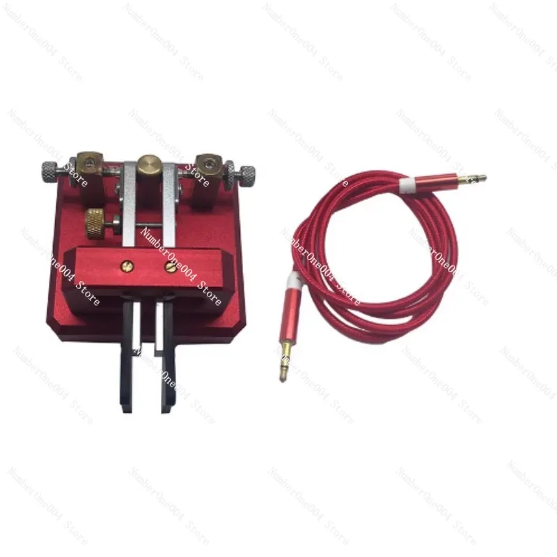 Automatic Dual-Paddle Telegraph Key CW Key for Ham Radio Users for Amateur HAM RADIO CW Paddle Key Amateur Durable Blue
Automatic Dual-Paddle Telegraph Key CW Key for Ham Radio Users for Amateur HAM RADIO CW Paddle Key Amateur Durable Blue