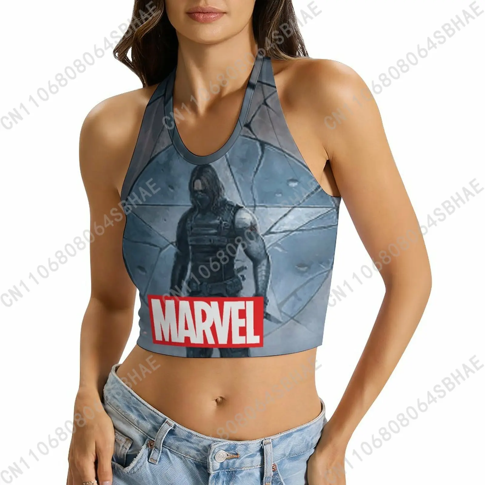 Marvel Bucky Barnes Custom Photo Women's Halter Top Personalized Picture Tie Back Cami Upload Your Gift Wife Girlfriend Cosplay
Marvel Bucky Barnes Custom Photo Women's Halter Top Personalized Picture Tie Back Cami Upload Your Gift Wife Girlfriend Cosplay