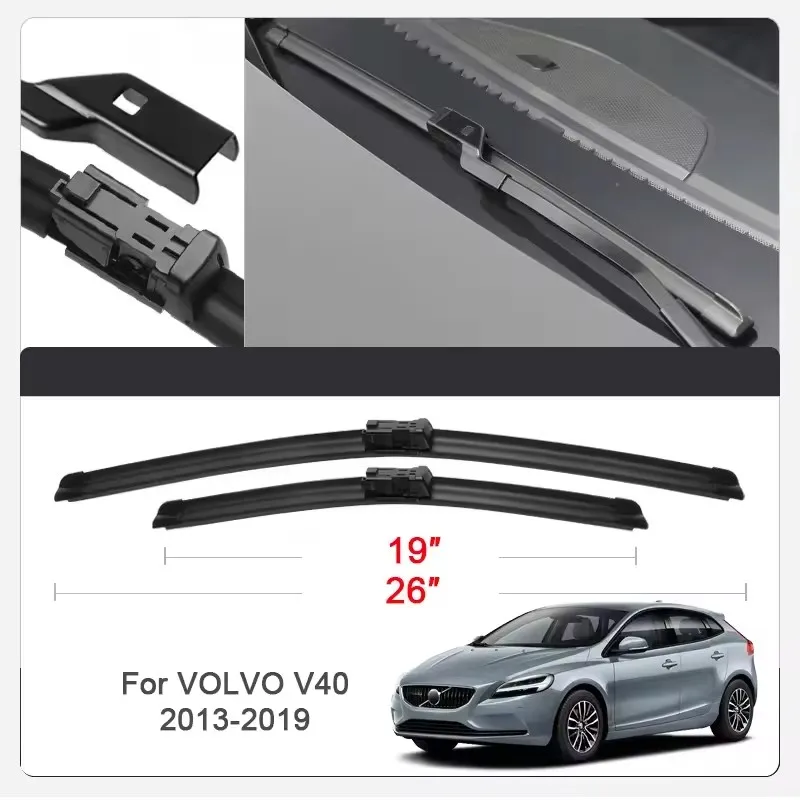 2PCS Car Wiper Blades for VOLVO V40,V60,V90 Front Windscreen Windshield Double Rubber Car Accessories
2PCS Car Wiper Blades for VOLVO V40,V60,V90 Front Windscreen Windshield Double Rubber Car Accessories 