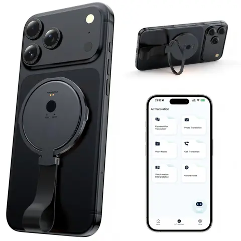 Celer Talk Lt-60Pro AI音声翻訳機 超薄型 140以上の言語翻訳 音声&ビデオ通話 会議記録 録音機能付き