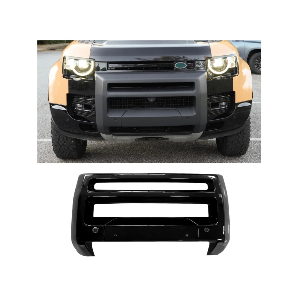 Front Bumper Guard a Frame Protection Nudge bar Upper Grille Grill Lip Chin Canards Bumper for Land Rover Defender 110 2020-2025
Front Bumper Guard a Frame Protection Nudge bar Upper Grille Grill Lip Chin Canards Bumper for Land Rover Defender 110 2020-2025