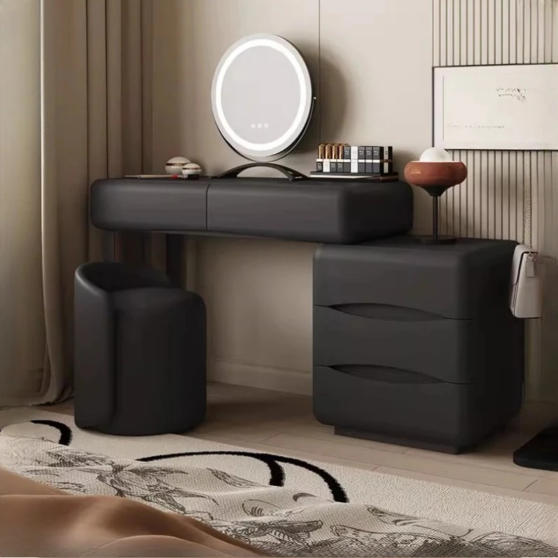 Modern Luxury Vanity Desk Light Mirror With Set Dressing Table Comfortable For Bedroom Furniture Makeup Vanity Table With Mirror
Modern Luxury Vanity Desk Light Mirror With Set Dressing Table Comfortable For Bedroom Furniture Makeup Vanity Table With Mirror