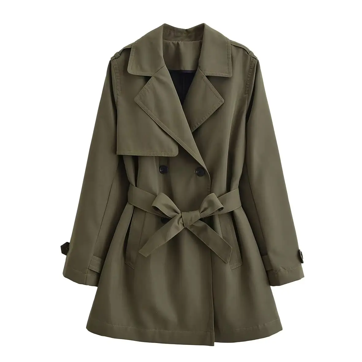 KONDALA Vintage Autumn England Women Windbreak Army Green Fashion 2025 Sashes Chic Luxurious Streetwear Winter Casual Wind Coat
KONDALA Vintage Autumn England Women Windbreak Army Green Fashion 2025 Sashes Chic Luxurious Streetwear Winter Casual Wind Coat