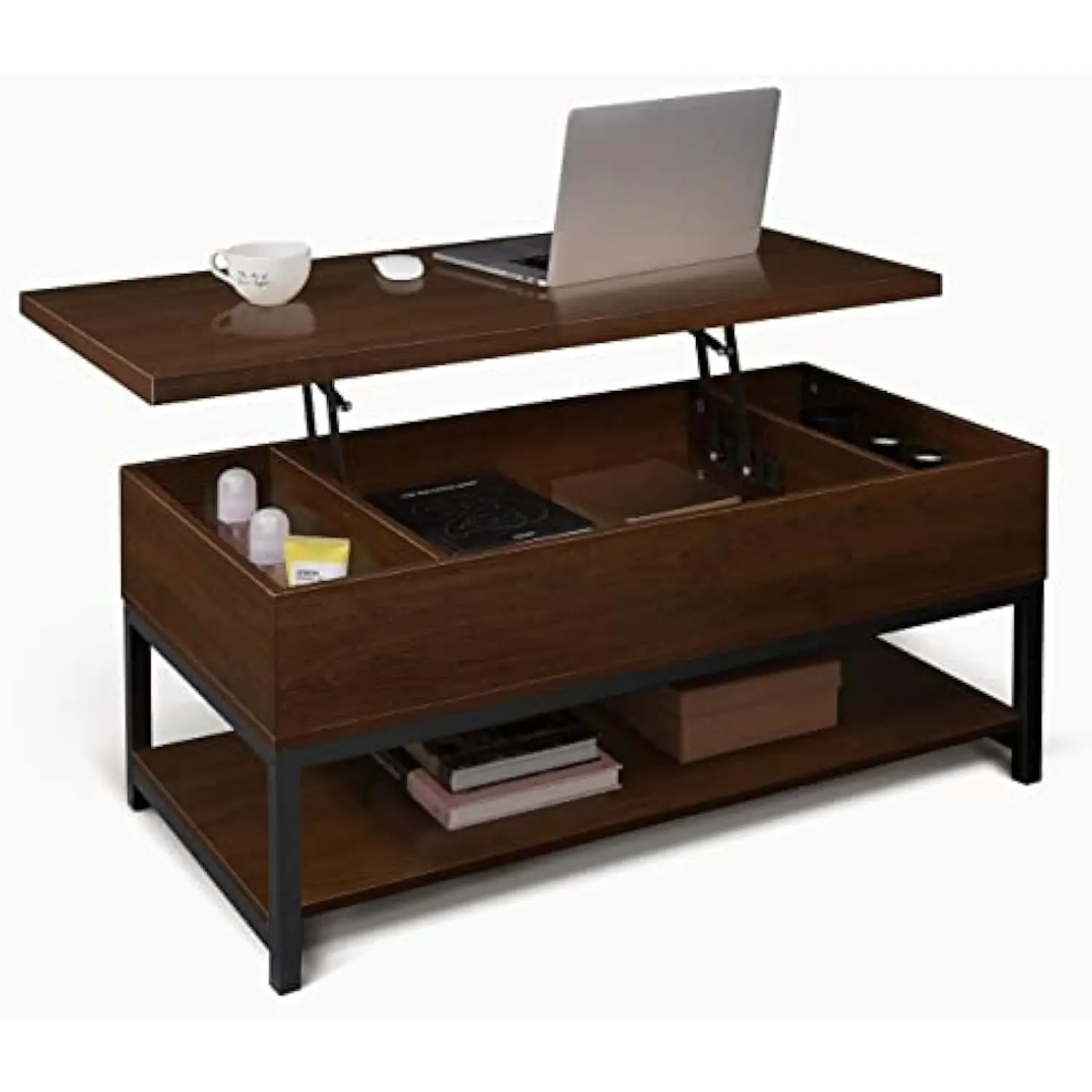 Lift Top Coffee Table w/Storage, Coffee Table w/Open Shelf, Storage Coffee Table w/Lift Top for Living Room, Rising Top Coffee
Lift Top Coffee Table w/Storage, Coffee Table w/Open Shelf, Storage Coffee Table w/Lift Top for Living Room, Rising Top Coffee