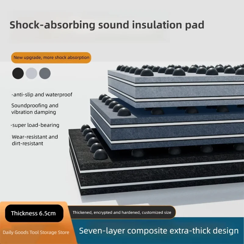 Thickness 6.5cm Foam Shock-absorbing Pad Indoor Audio Drum Sound Insulation Board Anti-vibration Pad Floor Anti Slip Sheet
Thickness 6.5cm Foam Shock-absorbing Pad Indoor Audio Drum Sound Insulation Board Anti-vibration Pad Floor Anti Slip Sheet