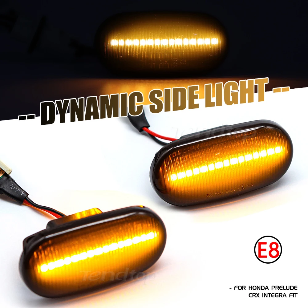 Side Marker Light Dynamic LED Turn Signal Flashing Indicator Blinker For HONDA Prelude CRX S2000 Integra Fit Del Sol Acura Civic
Side Marker Light Dynamic LED Turn Signal Flashing Indicator Blinker For HONDA Prelude CRX S2000 Integra Fit Del Sol Acura Civic