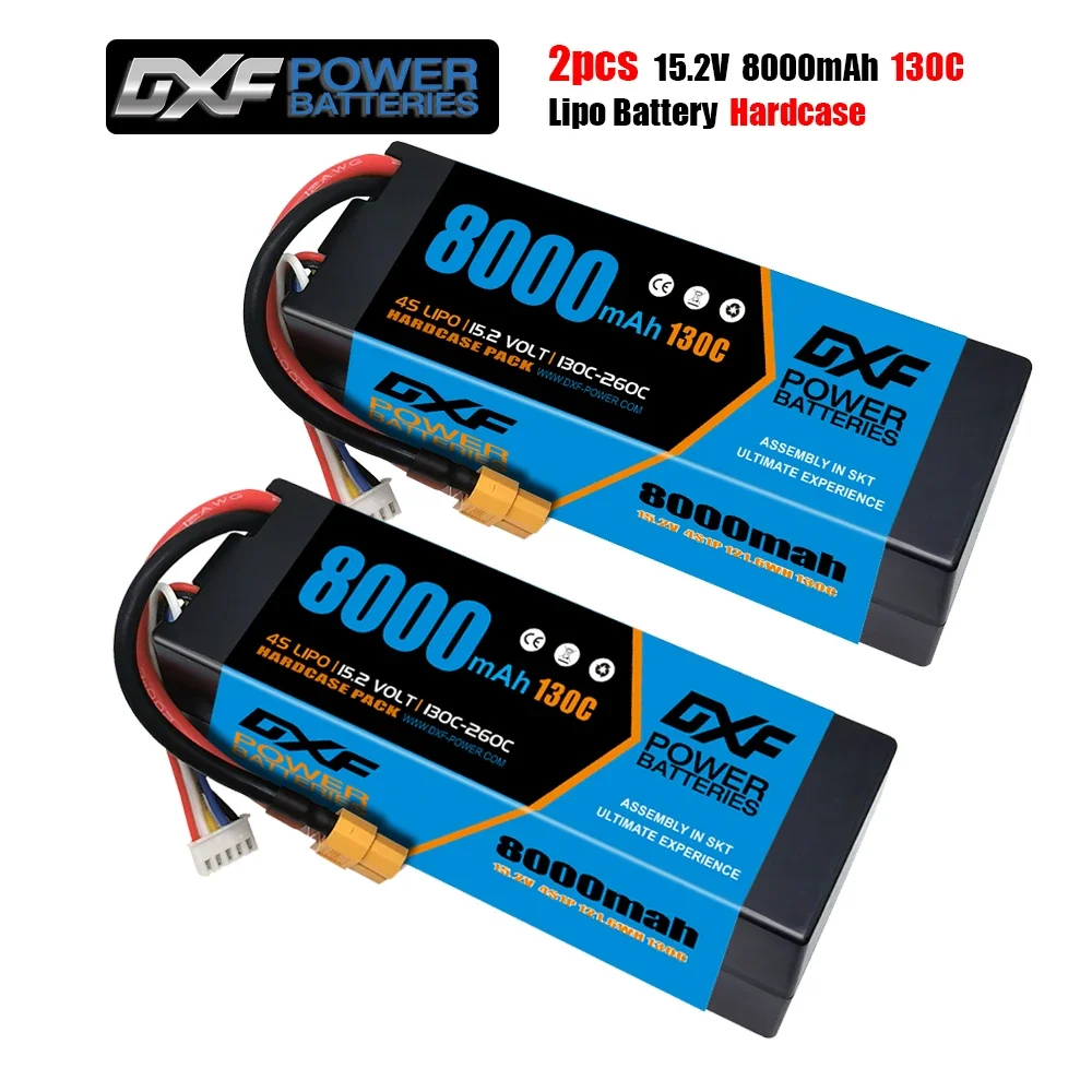 DXF 4S Lipo Батарея 15,2 В 130C 8000 мАч Lipo Батарея с разъемом EC5 Жесткий корпус Батарея для радиоуправляемого автомобиля Лодка Грузовик Самолет БПЛА RACING
DXF 4S Lipo Батарея 15,2 В 130C 8000 мАч Lipo Батарея с разъемом EC5 Жесткий корпус Батарея для радиоуправляемого автомобиля Лодка Грузовик Самолет БПЛА RACING