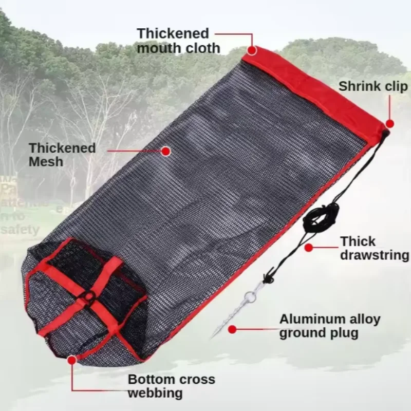 Collapsible Fishing Mesh Bag Thickening Live Fish Net w/Bundle Mouth For Fishing Net /Crayfish/Shrimp/Smelt/Eels Traps fishing
Collapsible Fishing Mesh Bag Thickening Live Fish Net w/Bundle Mouth For Fishing Net /Crayfish/Shrimp/Smelt/Eels Traps fishing