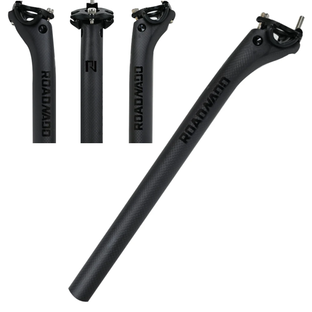 Carbon Fiber Bicycle Seat Post MTB Road Bike Seatpost Ultralight Matte Seat Tube 27.2/30.8/31.6*350/400mm Cycling Bike Parts
Carbon Fiber Bicycle Seat Post MTB Road Bike Seatpost Ultralight Matte Seat Tube 27.2/30.8/31.6*350/400mm Cycling Bike Parts