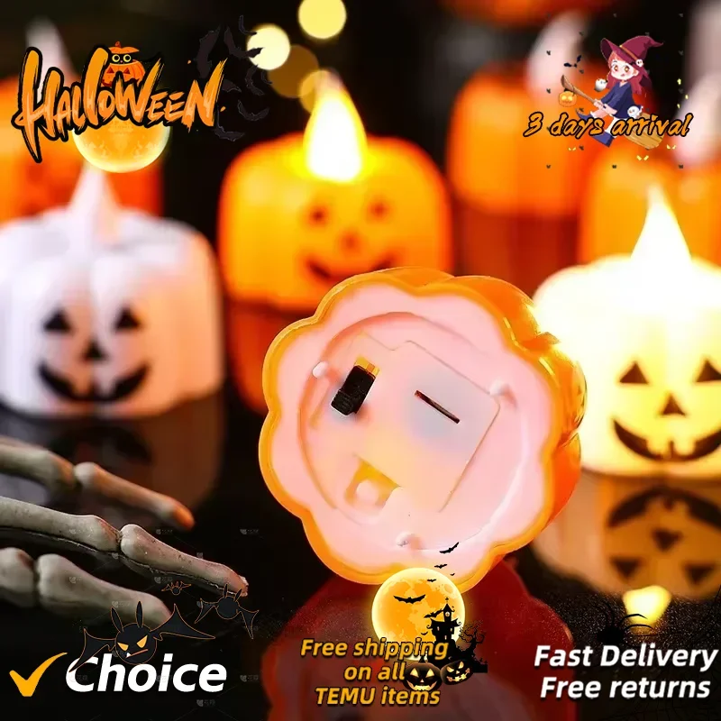 New 1-20PCS Halloween Pumpkin Lights LED Electronic Candle Lights Halloween Horror Props Home Bar Haunted House Decoration Props
New 1-20PCS Halloween Pumpkin Lights LED Electronic Candle Lights Halloween Horror Props Home Bar Haunted House Decoration Props