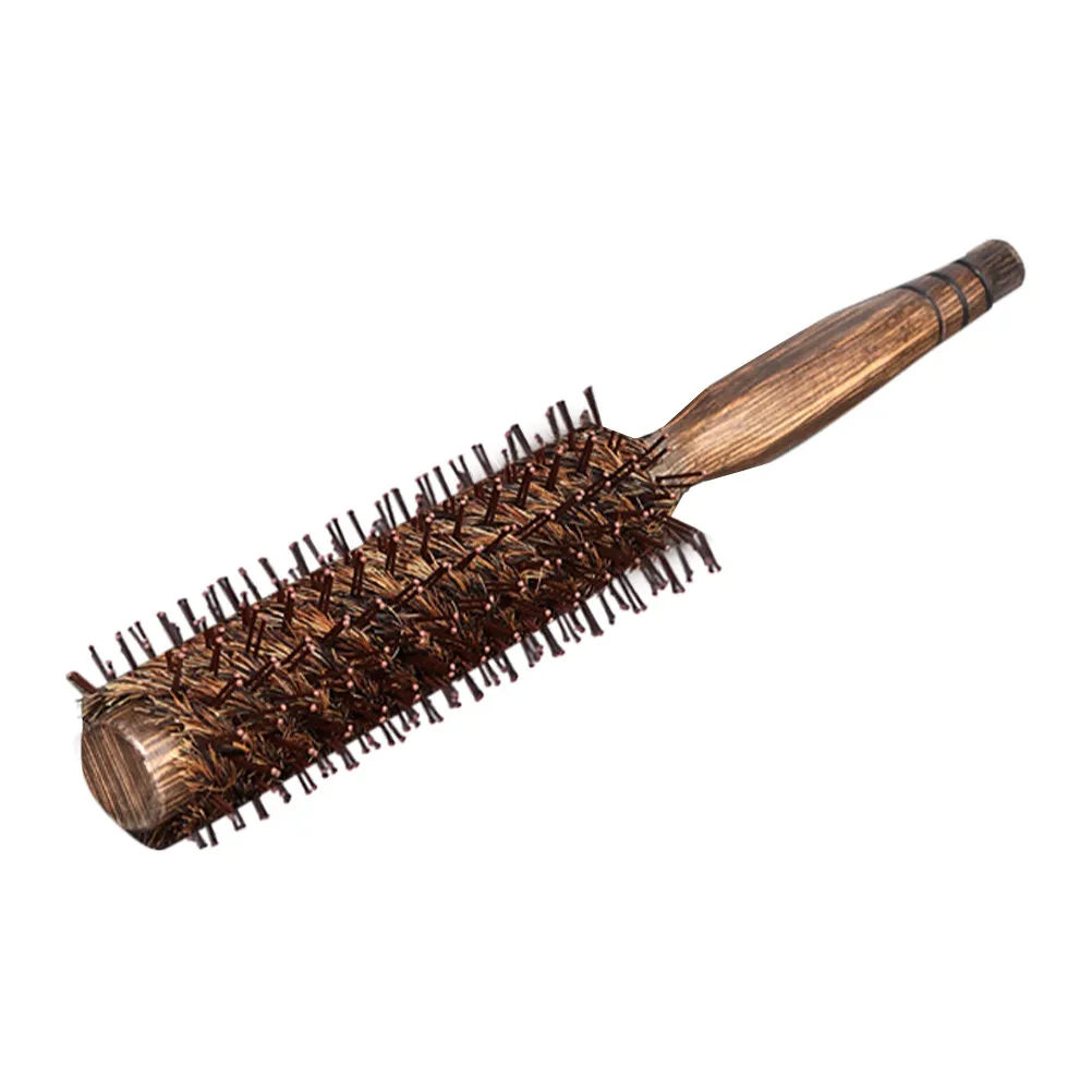 Boar Bristle Roller Comb Solid Wood Handle Gentle on Hair Scalp Massage Brush for Wet Dry Styling Curly Hair Round Brush
Boar Bristle Roller Comb Solid Wood Handle Gentle on Hair Scalp Massage Brush for Wet Dry Styling Curly Hair Round Brush