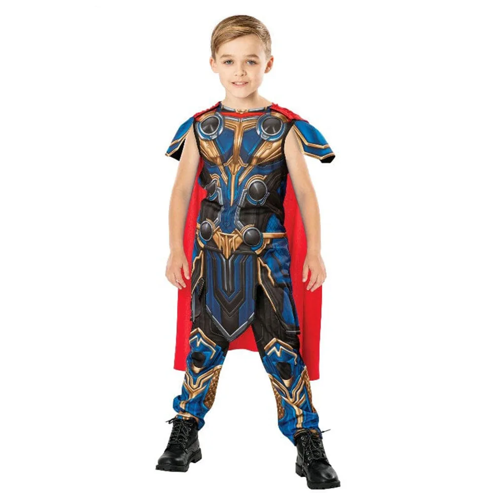 Thor 4 Love And Thunder Boys New Superhero Roleplay Halloween Costume Separate Parts Polyester Triacetate Fiber 100%
Thor 4 Love And Thunder Boys New Superhero Roleplay Halloween Costume Separate Parts Polyester Triacetate Fiber 100%