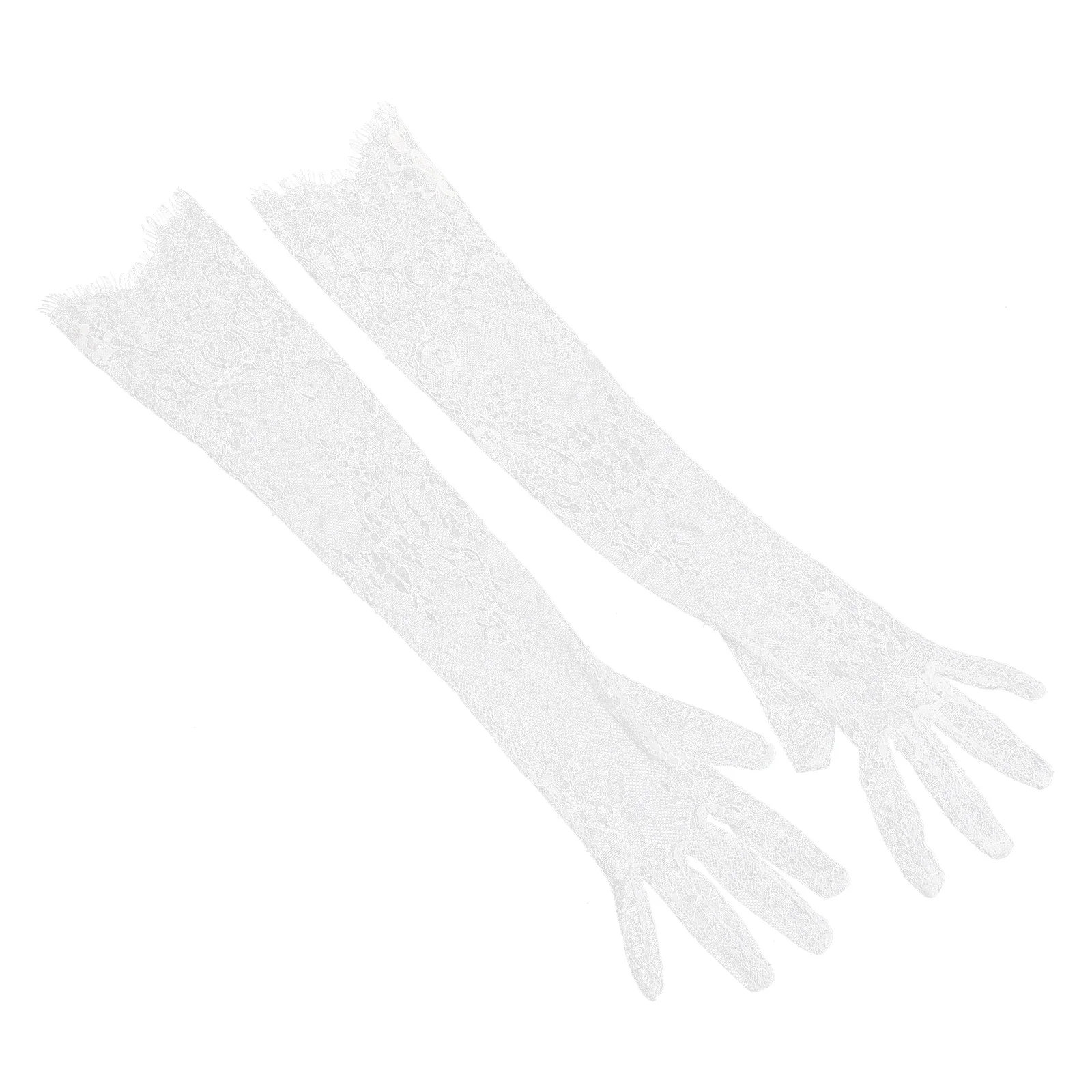 1Pair Lace Bridal Gloves Elbow Length Skin-Friendly Comfortable for Wedding Bride Formal Party Photography Tulle Mesh Opera
1Pair Lace Bridal Gloves Elbow Length Skin-Friendly Comfortable for Wedding Bride Formal Party Photography Tulle Mesh Opera