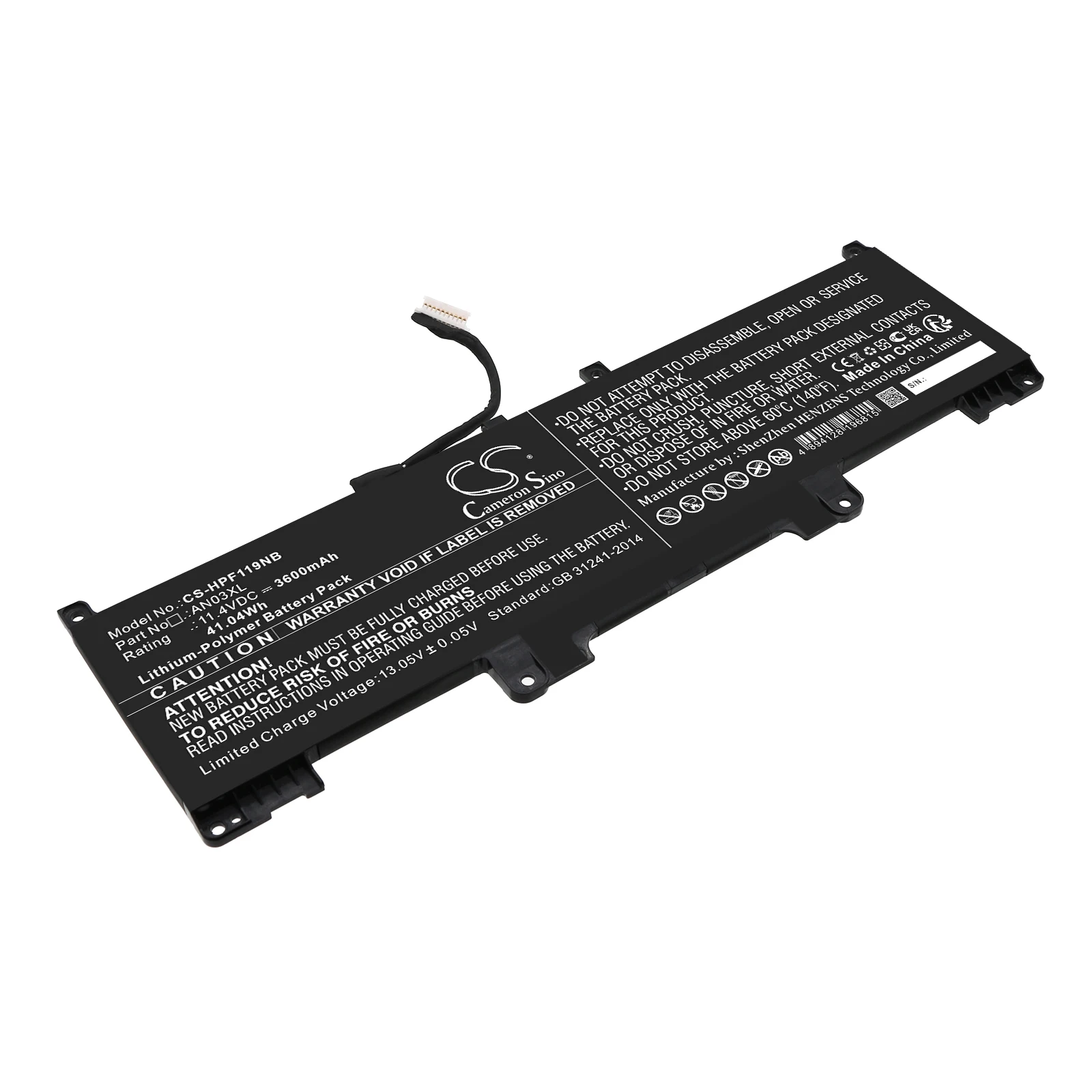 Сменный аккумулятор CS для HP Pro x360 Fortis 11 G9, Pro x360 Fortis 11 дюймов G9 не AN03XL, HST
Сменный аккумулятор CS для HP Pro x360 Fortis 11 G9, Pro x360 Fortis 11 дюймов G9 не AN03XL, HST