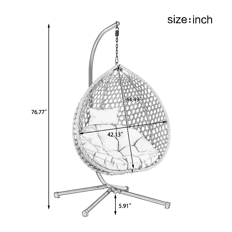 Patio Swings Touristic Hammock Straps Egg Hanging Chair Garden Loungers Adult Hammocks Adults Chicken Coop Outdoor Furniture
Patio Swings Touristic Hammock Straps Egg Hanging Chair Garden Loungers Adult Hammocks Adults Chicken Coop Outdoor Furniture