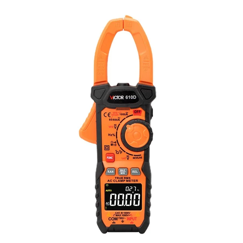 Shengli Clamp type multimeter VC610D Clamp type ammeter Free mail Clamp type meter Automatic range AC-DC clamp type meter
Shengli Clamp type multimeter VC610D Clamp type ammeter Free mail Clamp type meter Automatic range AC-DC clamp type meter