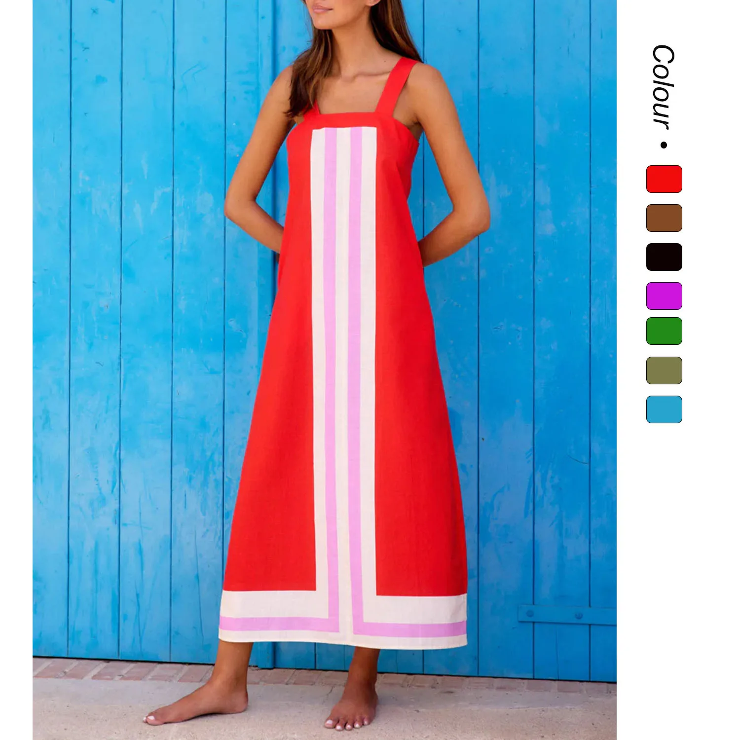 2026 Summer Casual Long Dress Beach Vacation Style Strap Dress - 68565 Dress Elegant Vestidos Bandage Beach
2026 Summer Casual Long Dress Beach Vacation Style Strap Dress - 68565 Dress Elegant Vestidos Bandage Beach