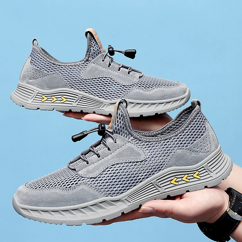 Professional Training Men Mesh Sport Shoes Ultra Light Breathable Structure Comfort Outdoor Sneakers
Professional Training Men Mesh Sport Shoes Ultra Light Breathable Structure Comfort Outdoor Sneakers