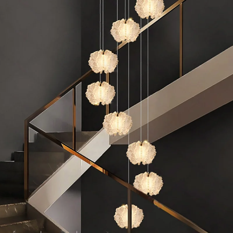 Modern Stair chandelier Pendant lights indoor lighting Ceiling lamp hanging light led Chandeliers for living room indoor lightin
Modern Stair chandelier Pendant lights indoor lighting Ceiling lamp hanging light led Chandeliers for living room indoor lightin