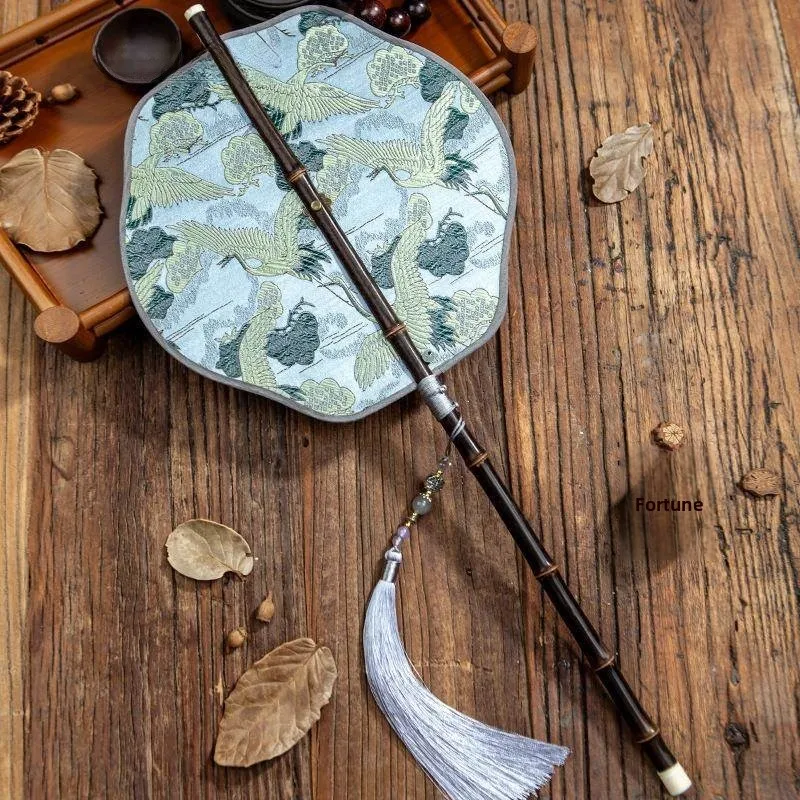 Long Handle Folding Waist Fan Cool Dance Fan for Qipao Traditional Chinese Style Handmade Durability Summer Cooling Fan
Long Handle Folding Waist Fan Cool Dance Fan for Qipao Traditional Chinese Style Handmade Durability Summer Cooling Fan
