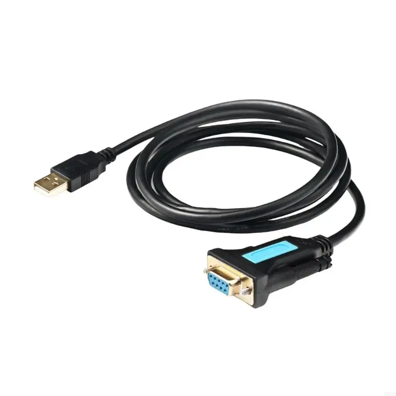 D08B USB to RS232 Adapter with PL2303 Chipset Serial Converter Cable USB 2.0 Male to RS232 Female DB9 for Scanner Cameras
D08B USB to RS232 Adapter with PL2303 Chipset Serial Converter Cable USB 2.0 Male to RS232 Female DB9 for Scanner Cameras