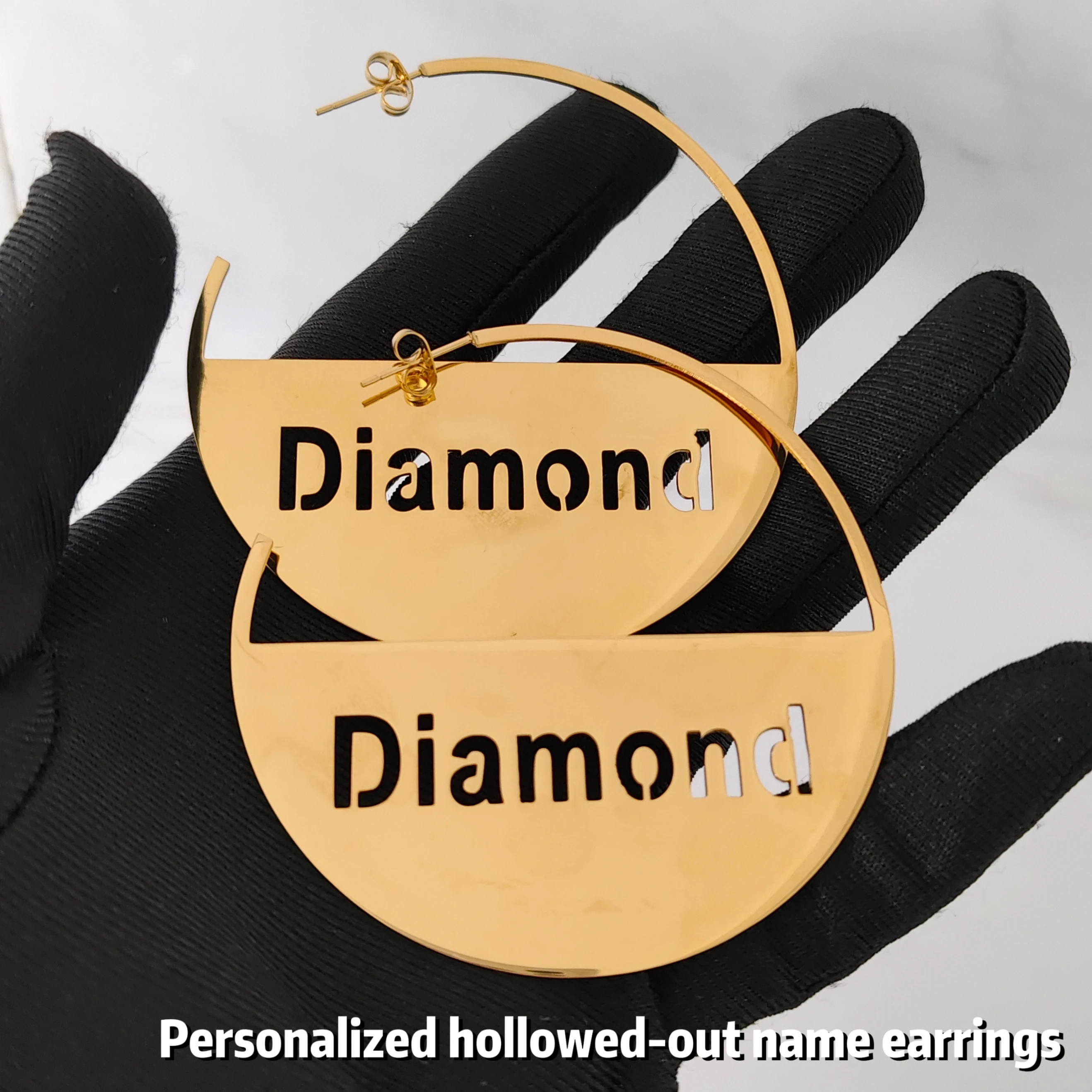 DHQH 60MM Custom name Hollowed Out Personalized Letter 60MM Earrings Commemorative Valentine's Day Gift Direct Sales
DHQH 60MM Custom name Hollowed Out Personalized Letter 60MM Earrings Commemorative Valentine's Day Gift Direct Sales