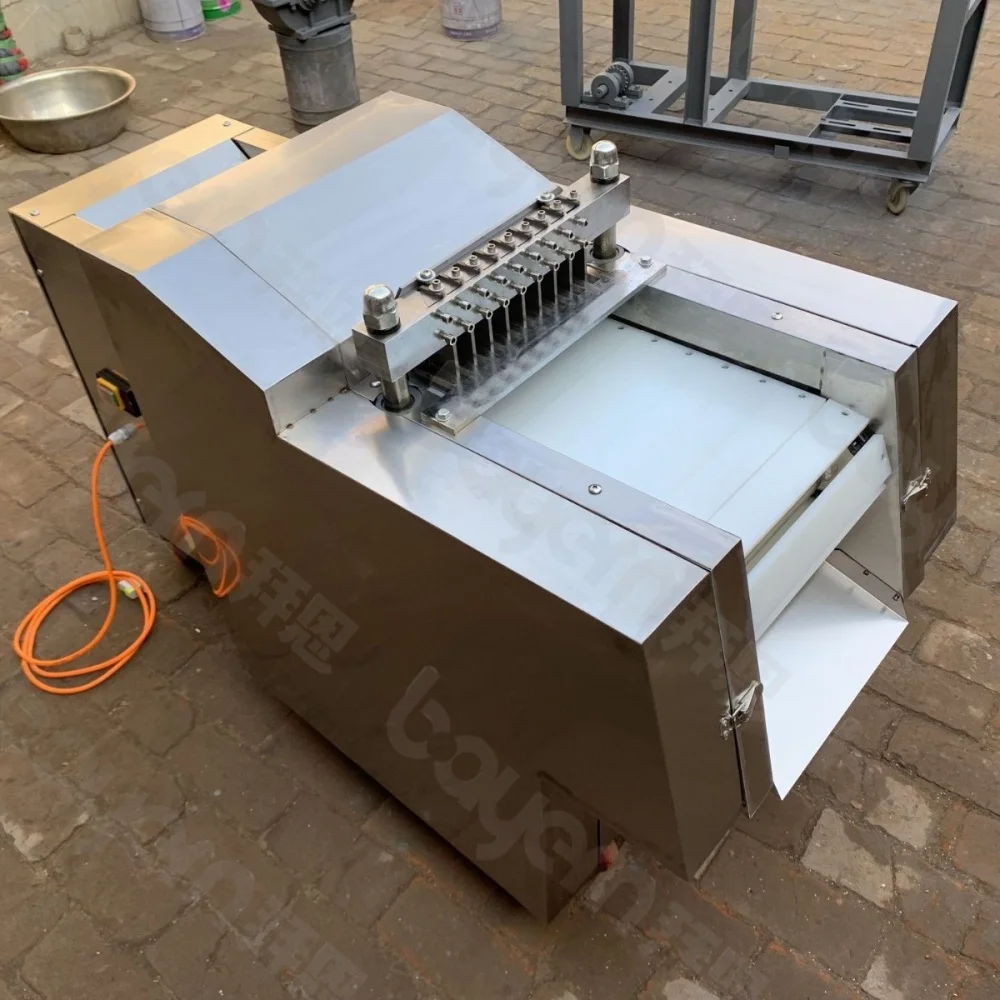 Commercial Meat Cube Cutting Machine Chicken Breast Cutting Machine Frozen Meat Grinder for Sale Frozen Meat Cutting Machine
Commercial Meat Cube Cutting Machine Chicken Breast Cutting Machine Frozen Meat Grinder for Sale Frozen Meat Cutting Machine