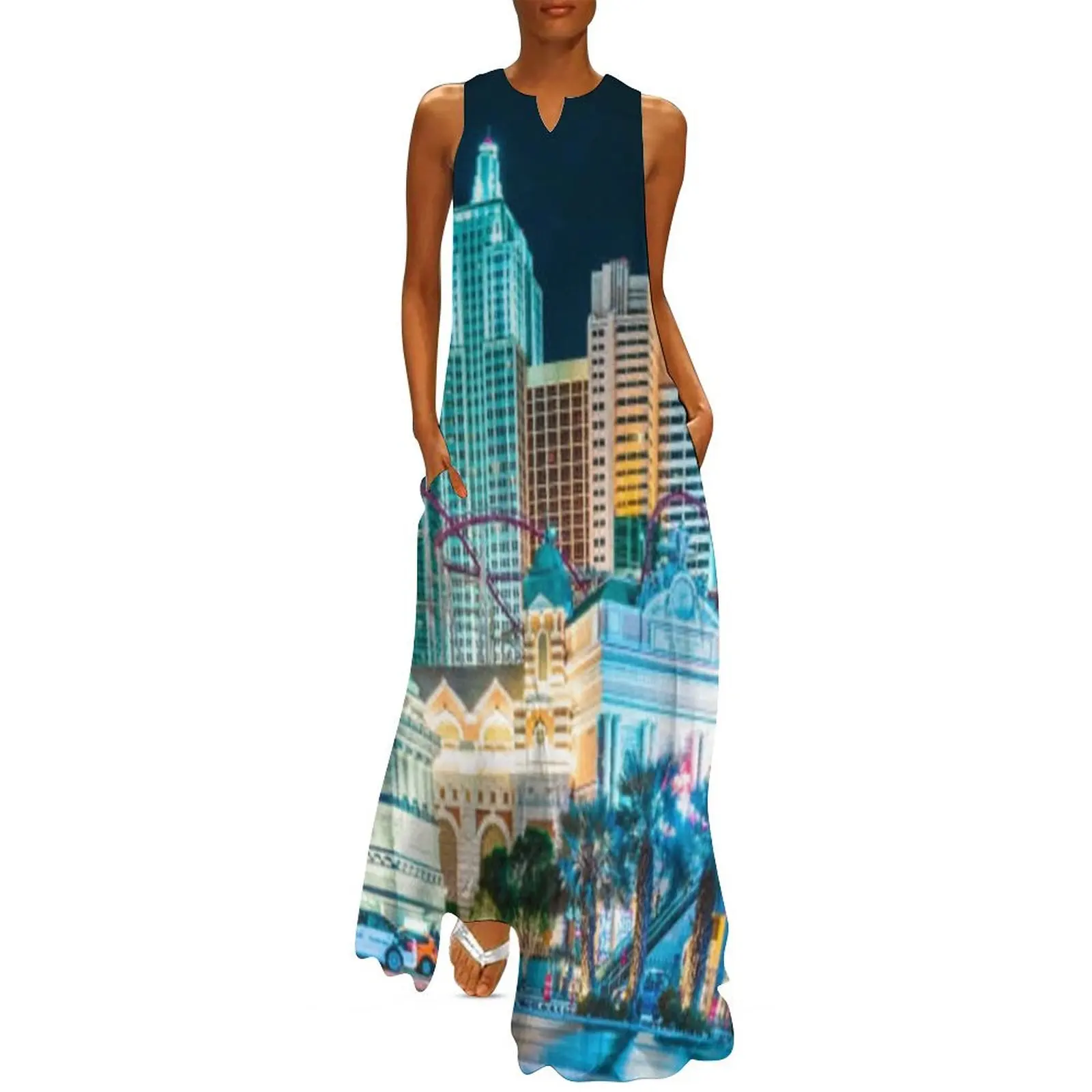 LAS VEGAS city nightlife Long Dress luxury women's party dress evening prom prom dresses Bridesmaid dress woman
LAS VEGAS city nightlife Long Dress luxury women's party dress evening prom prom dresses Bridesmaid dress woman