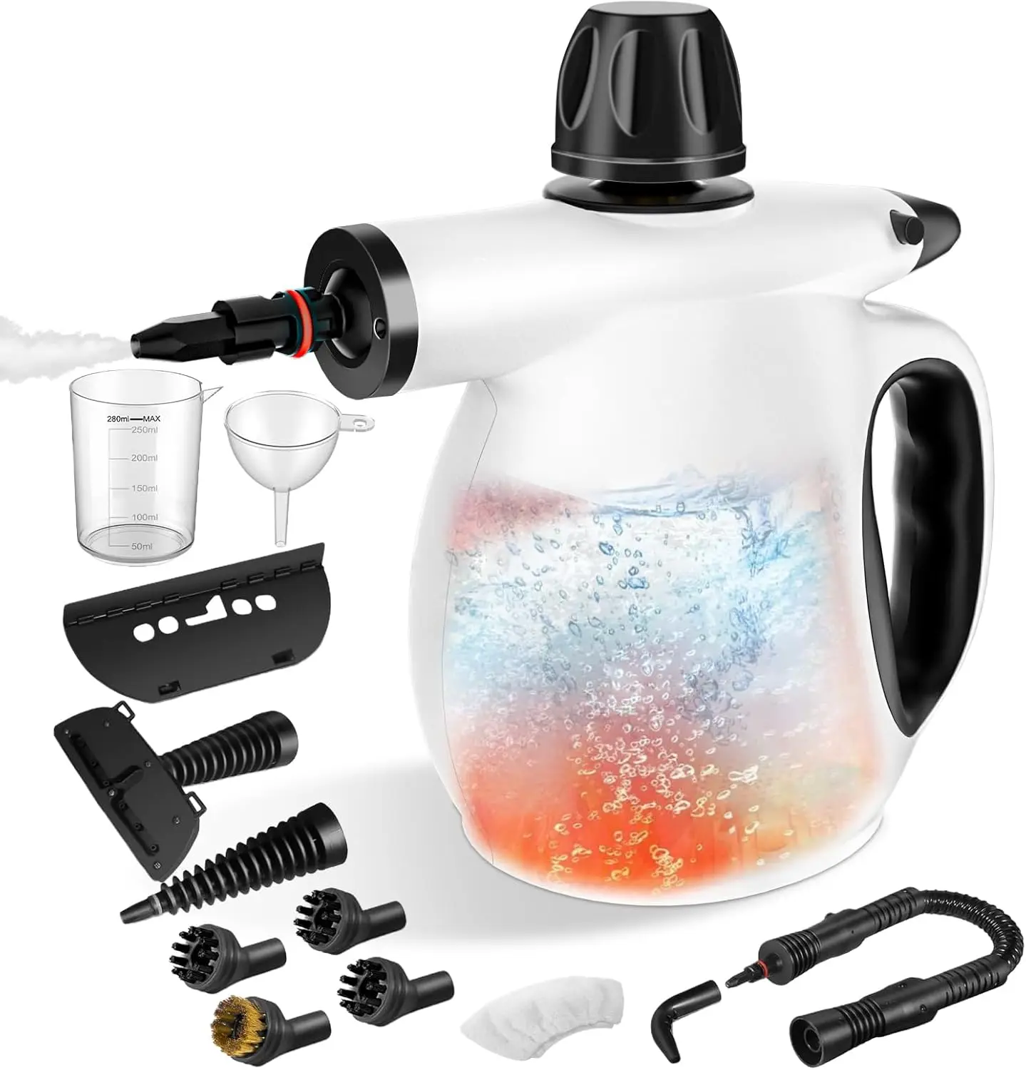 1200W Pressurized Handheld Steam Cleaner for Home - Portable Multi-purpose High Pressure Deep Multi-surface Cleaning Steamer Machine
1200W Pressurized Handheld Steam Cleaner for Home - Portable Multi-purpose High Pressure Deep Multi-surface Cleaning Steamer Machine