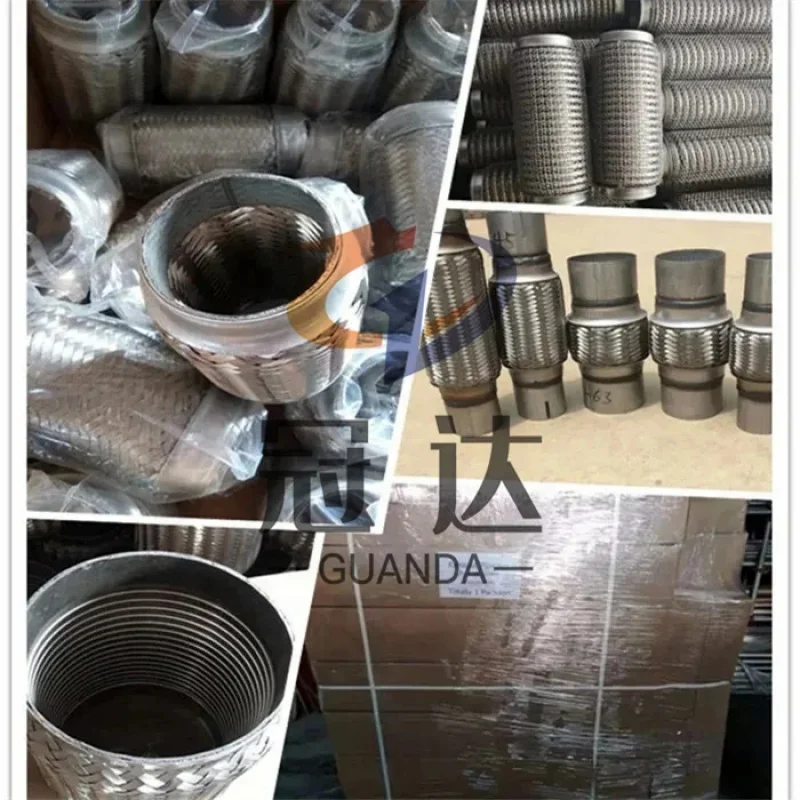High Quality Double Braided Stainless Steel Flexible Exhaust Pipe With Muffler Function Universal Vehicles
High Quality Double Braided Stainless Steel Flexible Exhaust Pipe With Muffler Function Universal Vehicles
