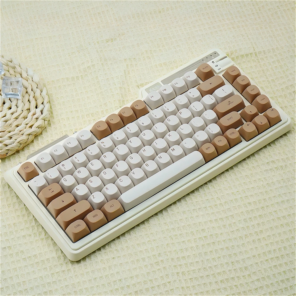 Brown, Keycaps, Opacity, Tiramisu PBT Material, Small Full MA Keycaps for Mechanical Keyboards
Brown, Keycaps, Opacity, Tiramisu PBT Material, Small Full MA Keycaps for Mechanical Keyboards