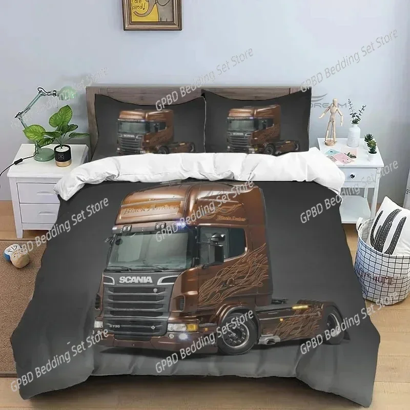 Eagle Head Truck S-Scania Patterns Comfortable Duvet Quilt Cover Pillowcase Bedding Set Children Bedroom Decoration Home Textile
Eagle Head Truck S-Scania Patterns Comfortable Duvet Quilt Cover Pillowcase Bedding Set Children Bedroom Decoration Home Textile