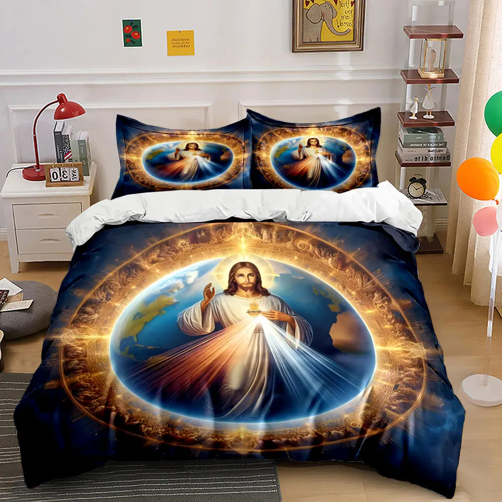 Sacred Divine Symbolic Three-Piece Set kid's and adults' bedroom decor, Exquisite three-piece bedding set gift
Sacred Divine Symbolic Three-Piece Set kid's and adults' bedroom decor, Exquisite three-piece bedding set gift
