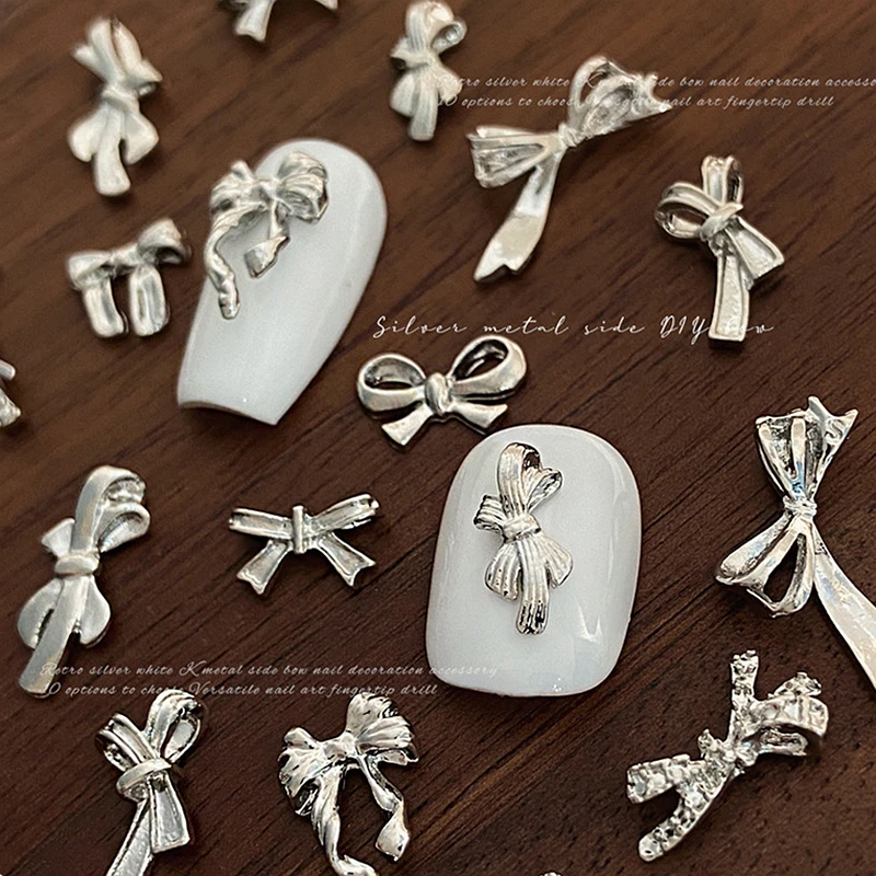 20PCS Metal 3D Nail Art Bow Tie Charms Ribbon Accessories Parts For Manicure Decor Nails Decoration Design Supplies Material C
20PCS Metal 3D Nail Art Bow Tie Charms Ribbon Accessories Parts For Manicure Decor Nails Decoration Design Supplies Material C
