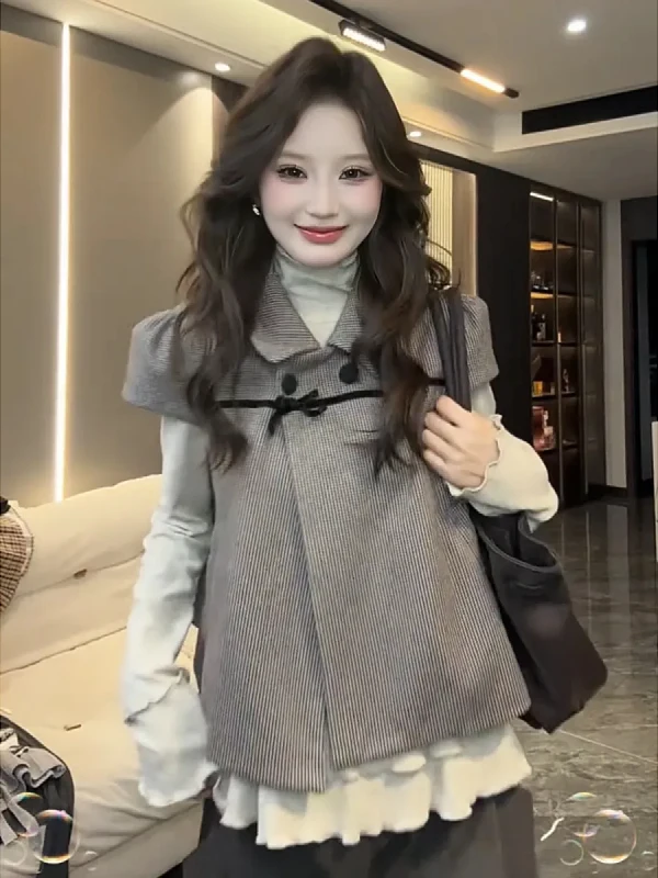 plus Size Casual Base Shirt Set 2026 New Simple Style Inner Wear Top Bottom Matching Autumn Winter Fashion Sensation Beautifu...
plus Size Casual Base Shirt Set 2026 New Simple Style Inner Wear Top Bottom Matching Autumn Winter Fashion Sensation Beautifu...