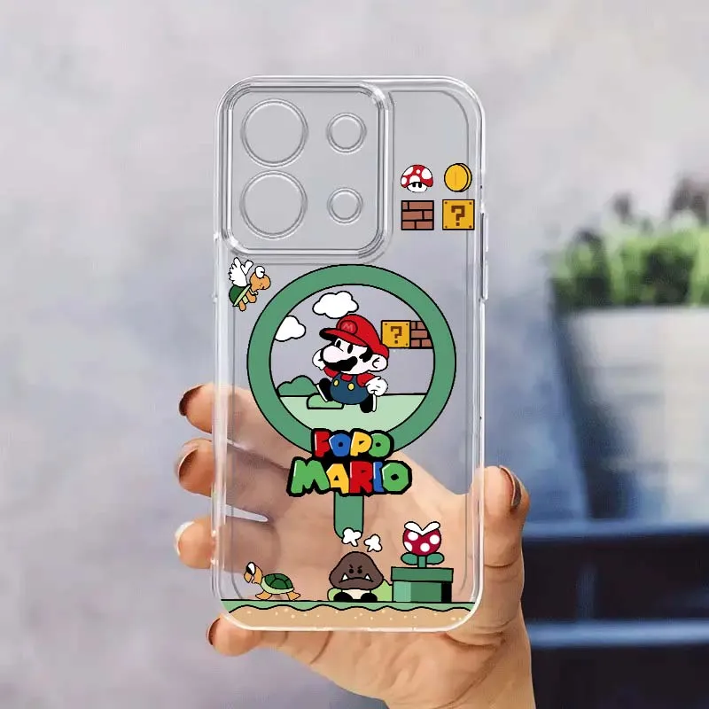 M-Marios Cartoon Cute For Xiaomi Redmi 10 11 K30 K40 K50 K60 K70 Pro Prime Plus Ultra Zoom 5G TPU Transparent Phone Case
M-Marios Cartoon Cute For Xiaomi Redmi 10 11 K30 K40 K50 K60 K70 Pro Prime Plus Ultra Zoom 5G TPU Transparent Phone Case