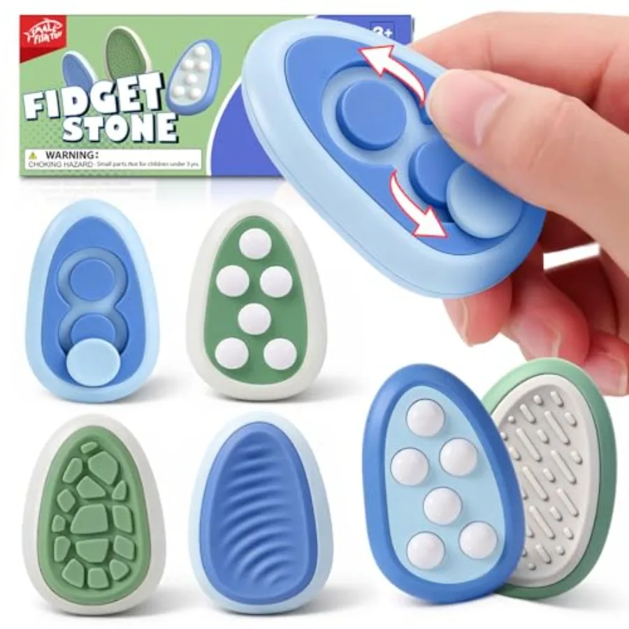 Quality Assurance Fidget Toys Adults Stress Relief: 4 Pack Fidget Stone - Sensory Calming Desk Toys for Teens with ADHD Autism
Quality Assurance Fidget Toys Adults Stress Relief: 4 Pack Fidget Stone - Sensory Calming Desk Toys for Teens with ADHD Autism