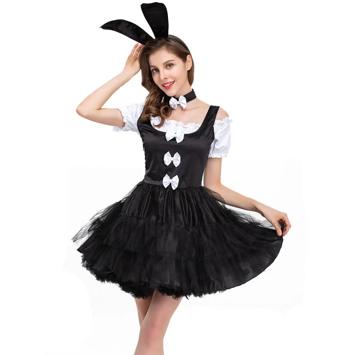 Halloween Rabbit Girl Costume Skirt Magician Performance Outfit Game Party Uniform Puffy Gifts Adult Women's Traditional Stag...
Halloween Rabbit Girl Costume Skirt Magician Performance Outfit Game Party Uniform Puffy Gifts Adult Women's Traditional Stag...