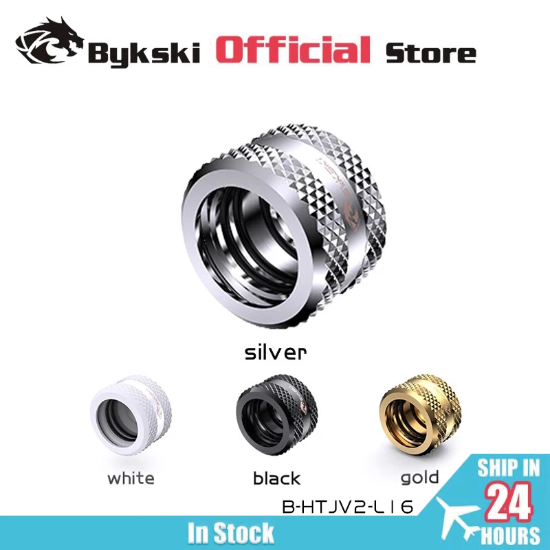 BYKSKI Hard Tube Fitting OD16mm Hand Compression Copper Fitting G1/4' use for PMMA/PETG Rigidity Tube
BYKSKI Hard Tube Fitting OD16mm Hand Compression Copper Fitting G1/4' use for PMMA/PETG Rigidity Tube
